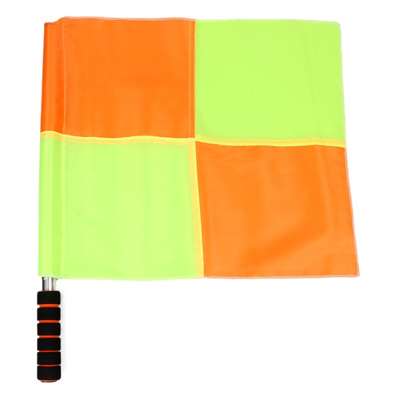 Football training patrol flag command linesman flag command signal flag football referee tool self-produced and sold