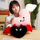 Cross-border Halloween Angel Devil Pillow Plush Toy Love Wings Doll Doll Sofa Pillow Wholesale