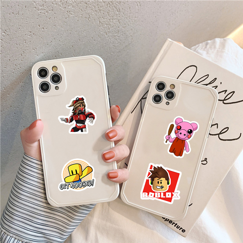50 piezas de roblox periférico equipaje teléfono móvil tableta coche casco graffiti DIY graffiti pegatinas