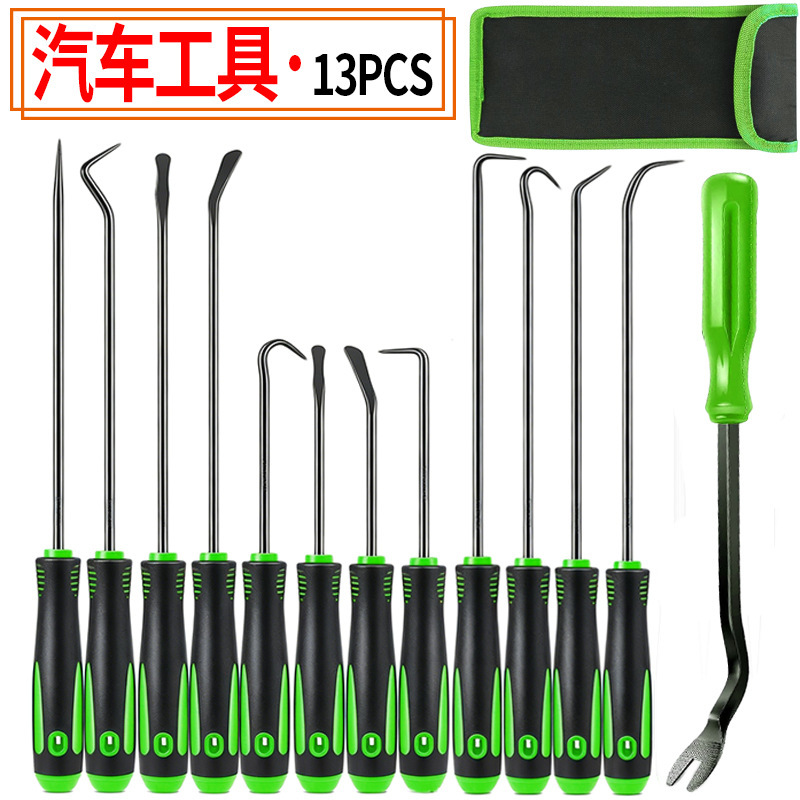 Cross-Border Hot-Selling Automotive Oil Seal Hook 6inch Tool Set 13-Piece Auto Repair Puller Tool Seal Ring Removal Tool Cross-Border Hot-Selling Automotive Oil Seal Hook 6inch Tool Set 13-Piece Auto Repair Puller Tool Seal Ring Removal Tool