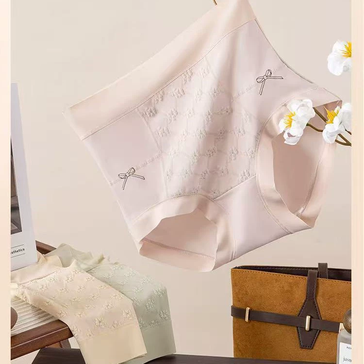 (Cross-border trading), silk comfortable waist belt, high quality pants, underwear, high waist