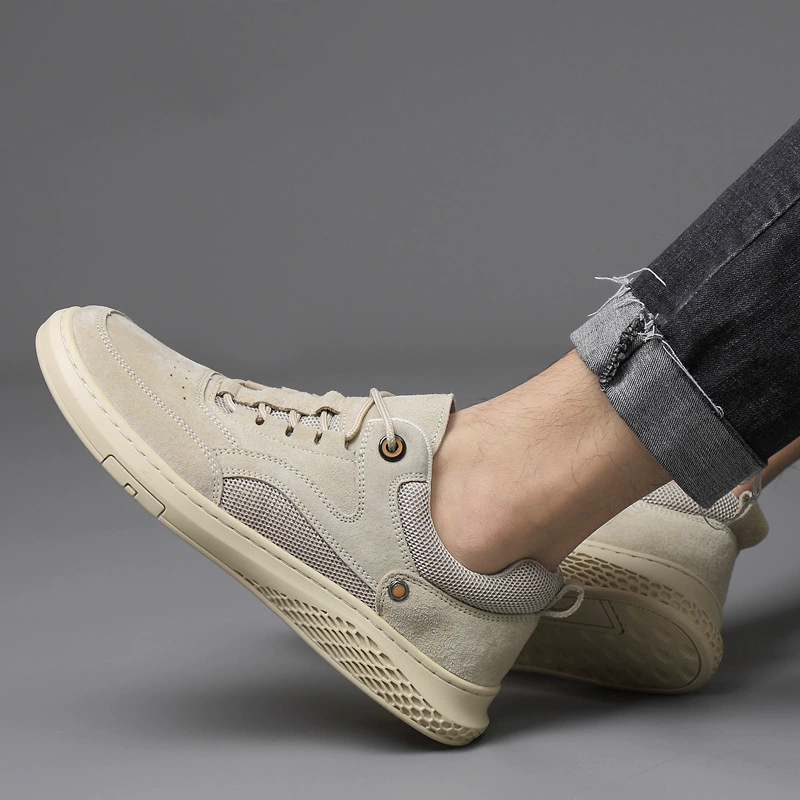 Пятнича кожаные мужские туфли четырех времен года в британском стиле, молодежные кроссовки, кеды, с мягкой подошвой, водители