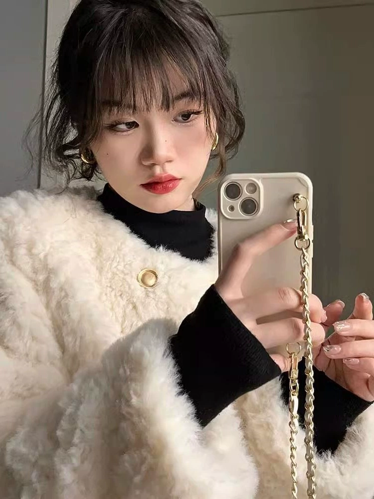 Белая цветная зимняя пуховая куртка, в стиле Chanel, для подростков, свободный крой, оверсайз, повышенная утеплённость