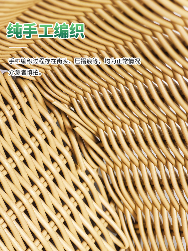 自行车车筐儿童单车复古卡通藤编车篮编织前篮筐溜娃神器车篮子|undefined