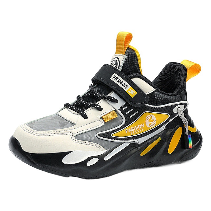 Liquidación especial niños zapatos Otoño e Invierno zapatillas de cuero medianas y grandes niños campus moda antideslizante zapatos Comercio exterior al por mayor