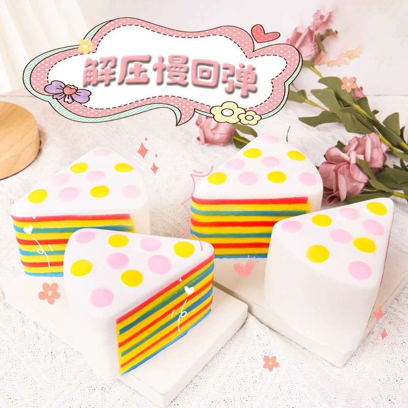 Muxle торт еда pu сжимает медленное отскок