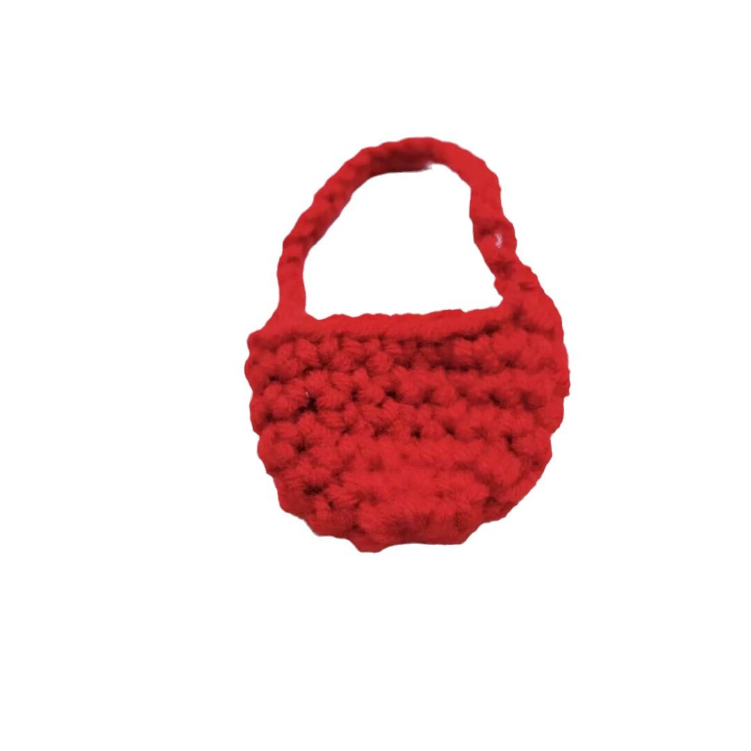 Маленькая плечевая сумка, наушники, сумка для оборудования HANDMADE, кошелек, милый вышитый крючком, bluetooth, DIY