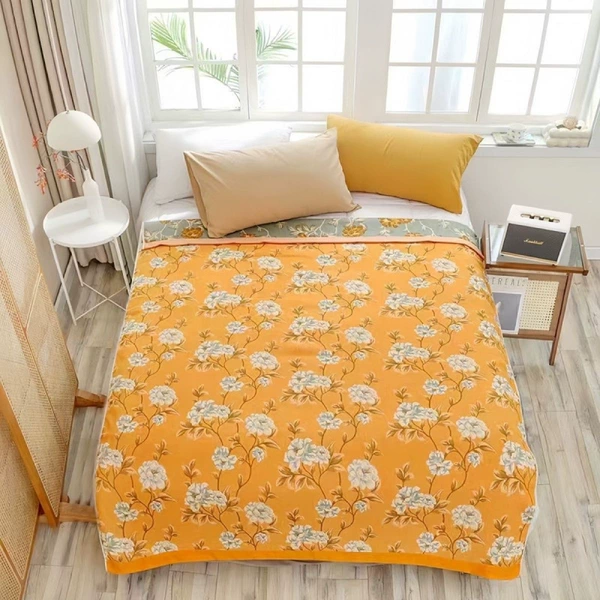 Yellow towel, 150×200cm