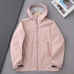JK家防水防風男女フード付き単層突撃服ジャケット三層ゴム軽量型登山アウトドア必須