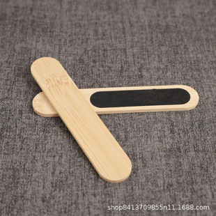 Bamboo Nail Manicure Nail Rubbing Strip Nail Grinding Tool Polishing and Polishing Sandpaper Nail File Commercial and Household
