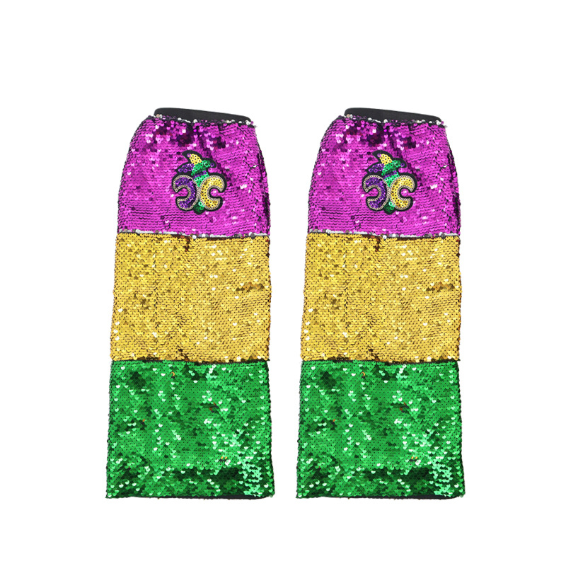 Europa y América de la moda callejera de metal sequinilla piernas cinturón elástico pantalones de baile de carnaval disfraz de gala props