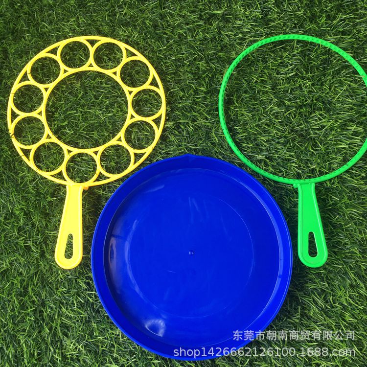 Diversión creativa transfronteriza de los niños burbuja Mostrar actividad círculo grande burbuja placa al aire libre juego enorme burbuja herramientas al por mayor