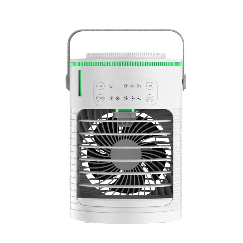 Cross-border mini air conditioner fan desk usb portable refrigeration fan spray air cooler home air cooler 5