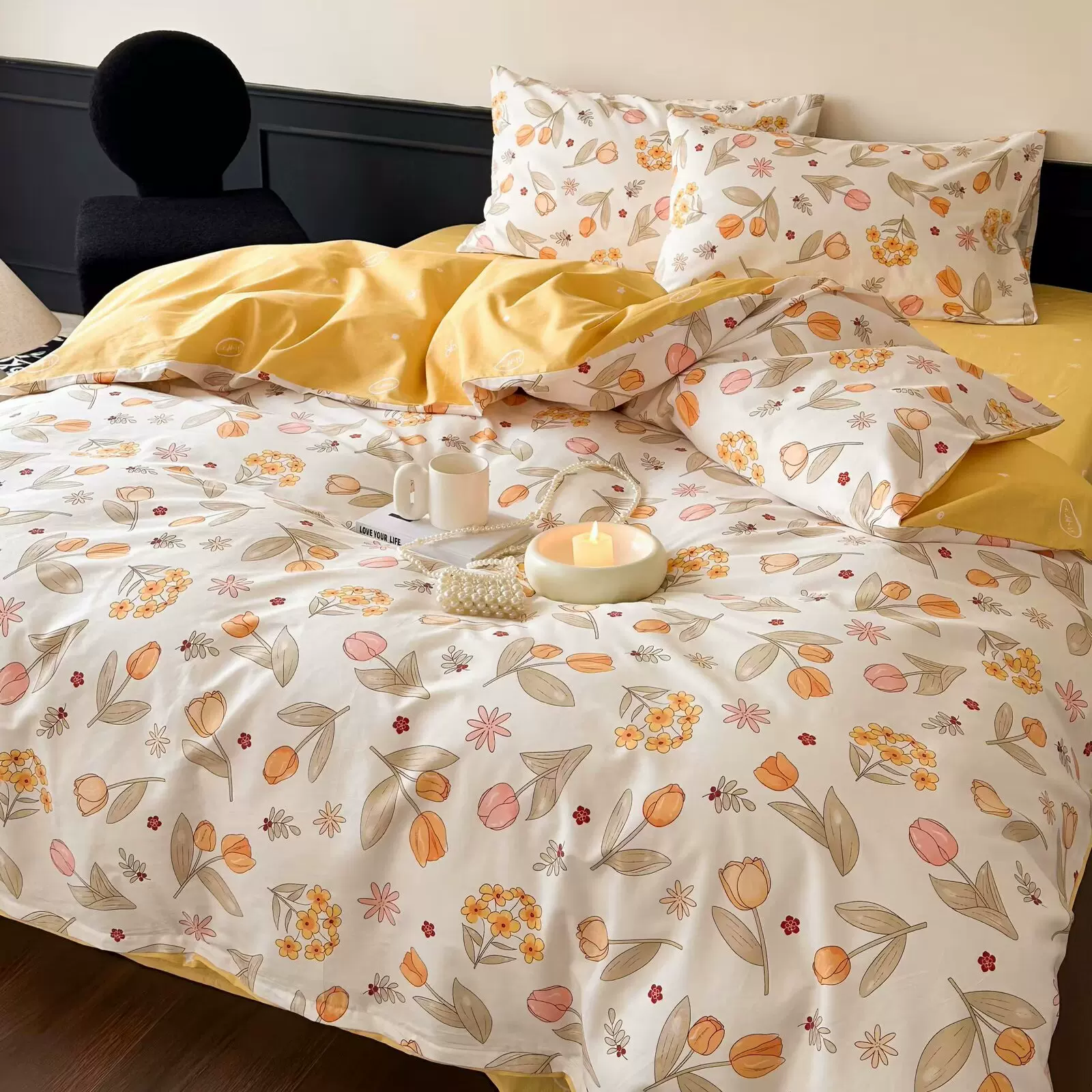 2.35米宽幅纯棉斜纹布料小碎花面料窗帘手工diy全棉大布块床单布