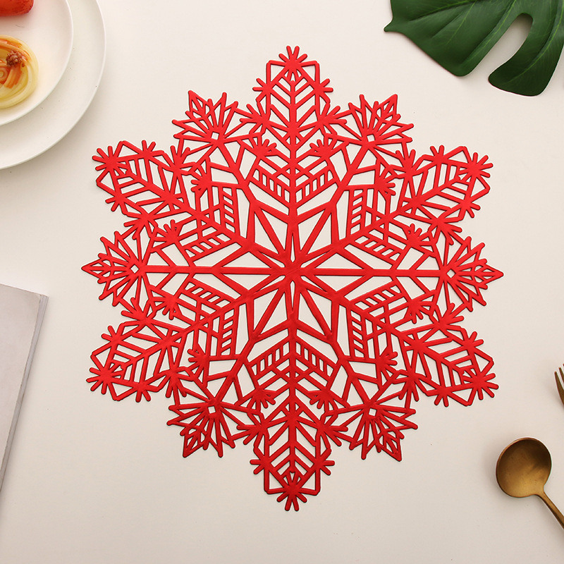 C030 크리스마스 눈송이 + 레드