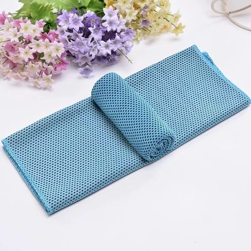 Cold-feeling sports towel, gym sweat-absorbent towel, men's and women's ice towel, quick-drying cooling towel, wrist-wiping sweat running towel
