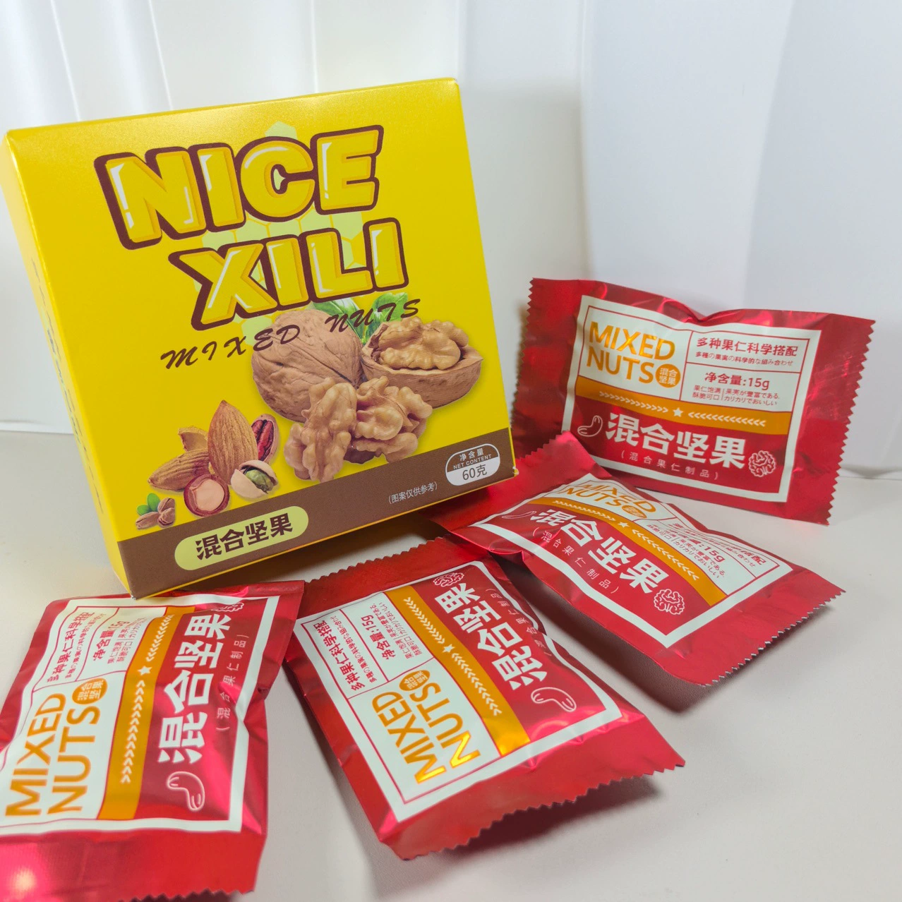 Плитка Mixed Nuts Boxed Snacks Nuts Snacks Daily Nuts Souvenir Snacks Mixed Nuts
