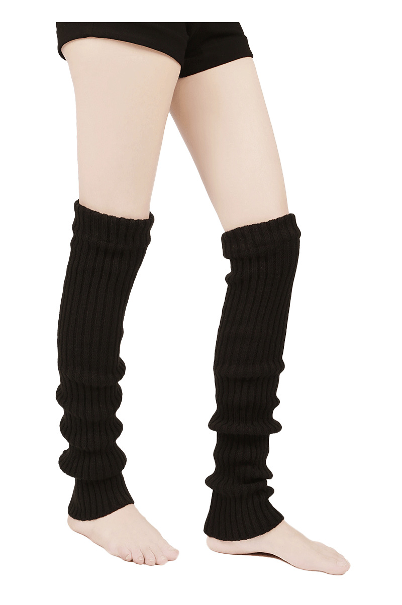 Beinwärmer Gestrickte Warme Yoga-Socken Für Frauen Frühlingssport Über Dem Knie Leggings_voghion.com