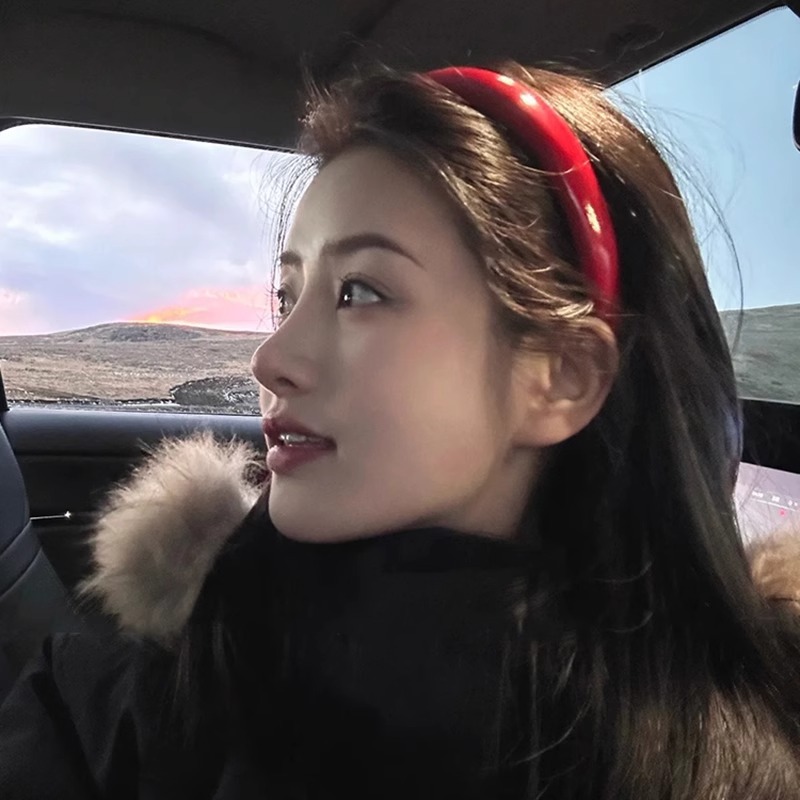 Retro estilo de Puerto Anchor Redpu Hairband 2024 nuevo estilo de alta sensación de banda ancha tarjeta de cabello para mujeres joyas para el cabello