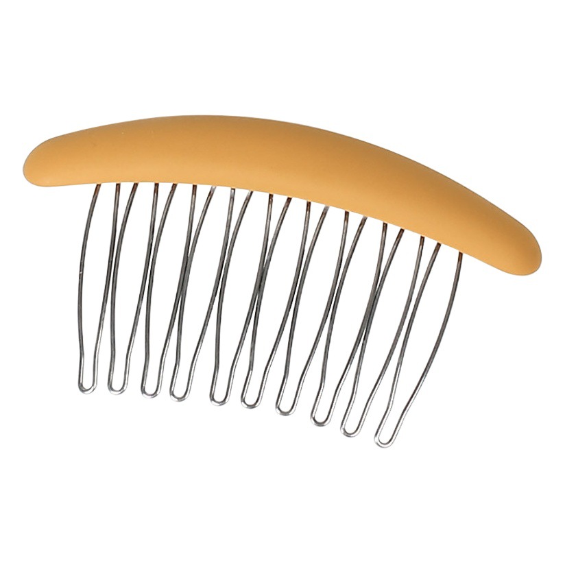 Enchufe inverso flequillo peine del pelo cabeza de la cacerola accesorios para el cabello Coreano femenino dulce insertar peine cabeza trasera cabello roto updo tarjeta de pelo clip de enchufe