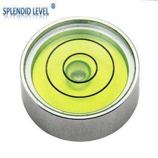 Metal Level Universal Horizontal Bubble Portable Level Bubble Mini Small Level Round Horizontal Bubble