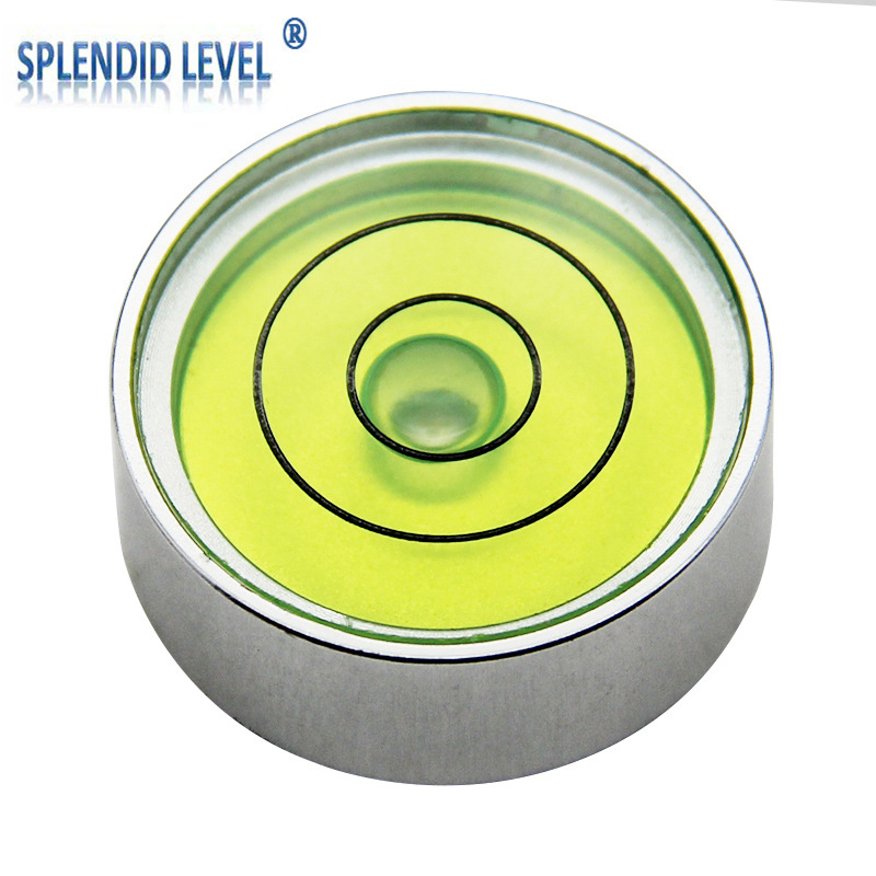 金属水平仪万向水平气泡便携式水准泡迷你小型水准仪圆形激光调平