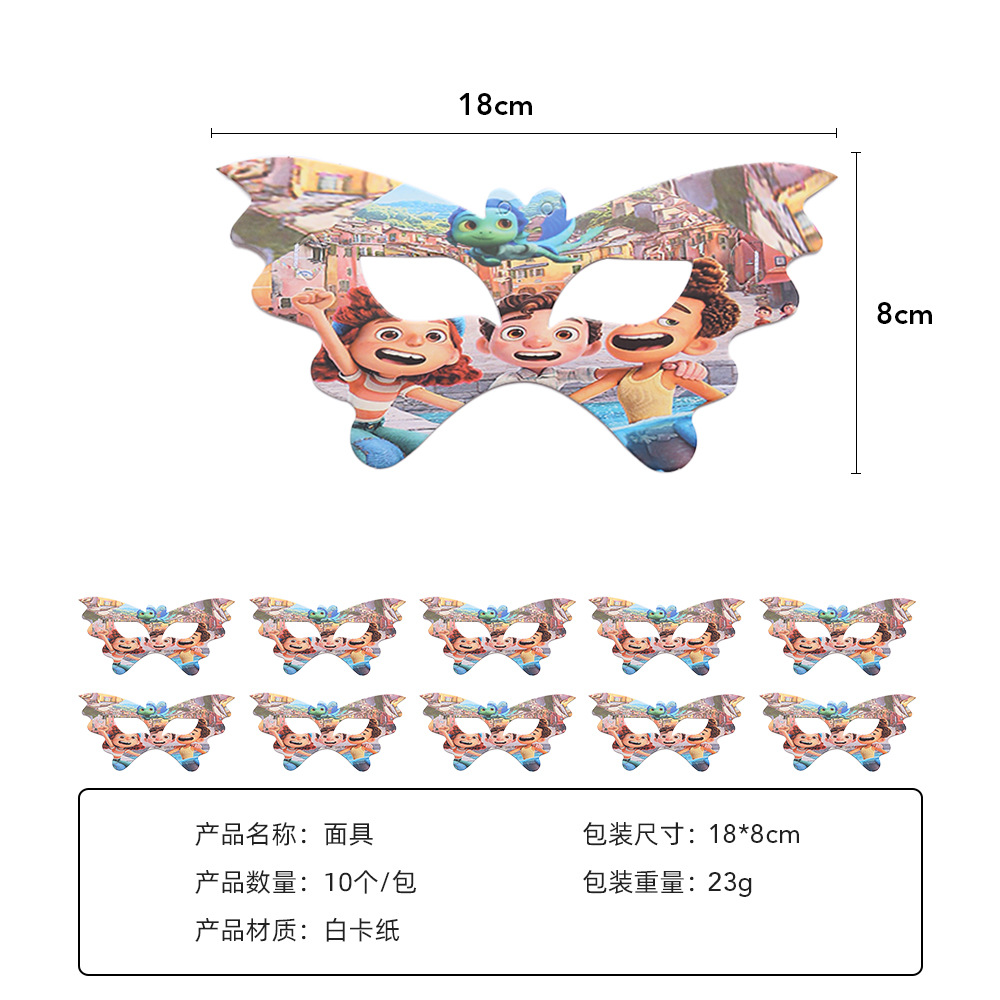 LUCA traje plato de cena verano Día DE LA Amistad taza de papel cumpleaños de los niños Placa de papel banderina decoración del partido suministros