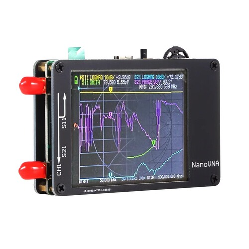 NanoVNA-H upgraded version of antenna vector network antenna MF HF VHF UHF vector network analyzer