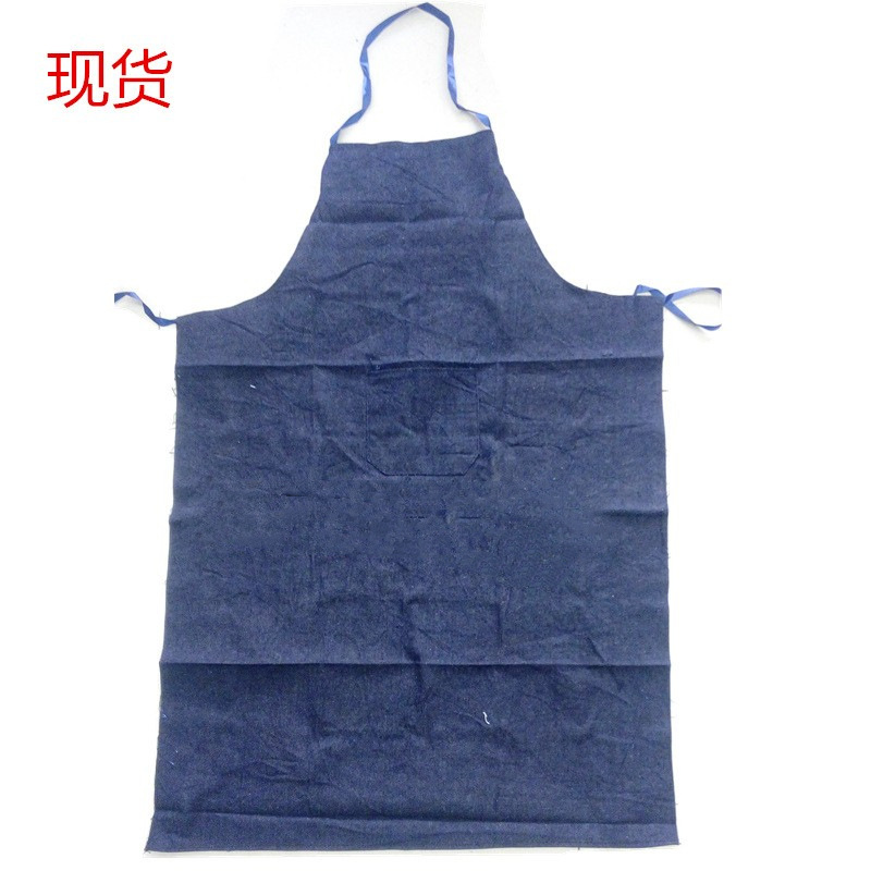 牛仔围裙劳保围裙防污布围裙围腰防尘电焊割草作业草坪工作围裙