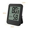 Electronic thermometer home use indoor, thermo hygrometer, digital display, English