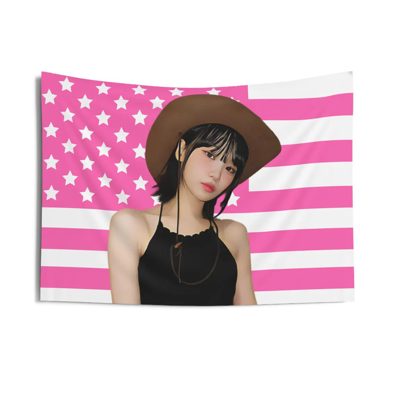 Amazonクロスボーダーサプライ アメリカ国旗背景 KIM-CHAEWON-Flag Jincaiyou 屋内吊り布旗|undefined