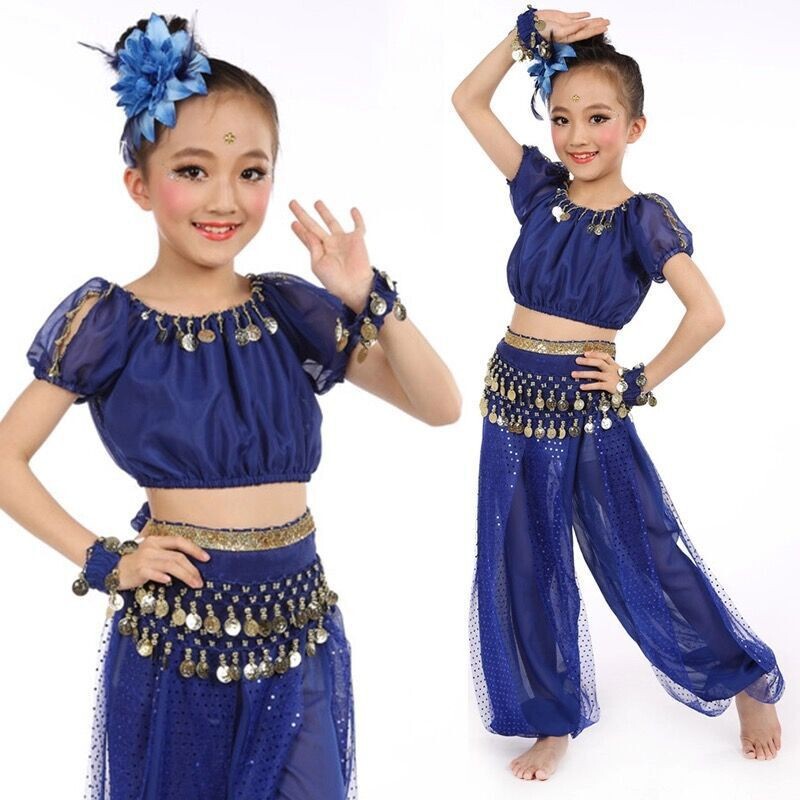 Children's Indian Dance Performance Clothing Set Children's Dance Performance Clothing for Girls and Kidsren Belly Dance Drop Shipping Children's Indian Dance Performance Clothing Set Children's Dance Performance Clothing for Girls and Kidsren Belly Dance Drop Shipping