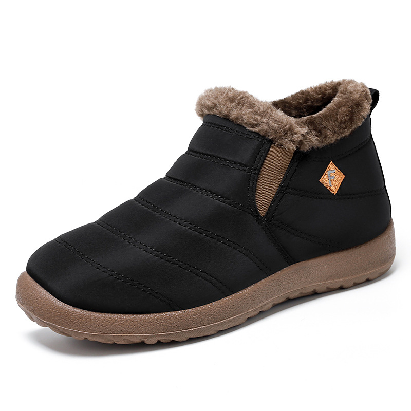 Botas de algodón de invierno para hombres, botas de algodón de poliuretano, botas de nieve grandes, botas de cabello transfronterizas