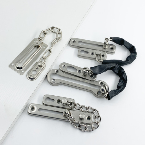Lin's Hardware thickened anti-theft chain door chain door buckle anti-theft buckle door bolt safety lock 304 stainless steel safety chain
