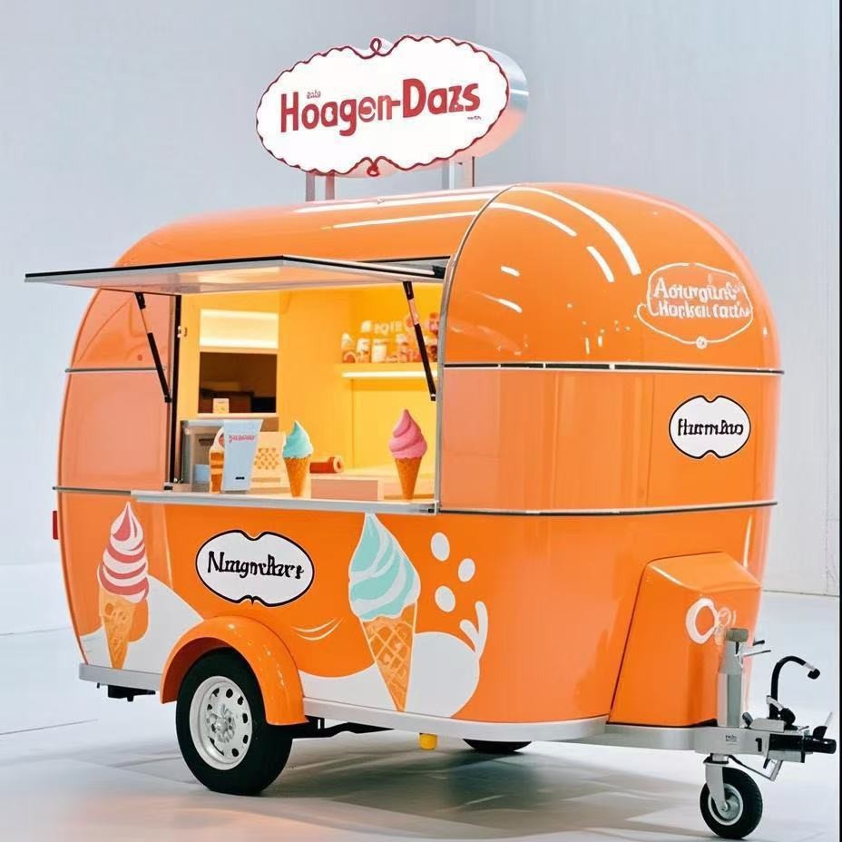 Cartera de bocadillos multifuncional de celebridades de Internet, té con leche, agua, café, barbacoa, mercado nocturno comercial, camión de ventas móviles, camión de comida rápida