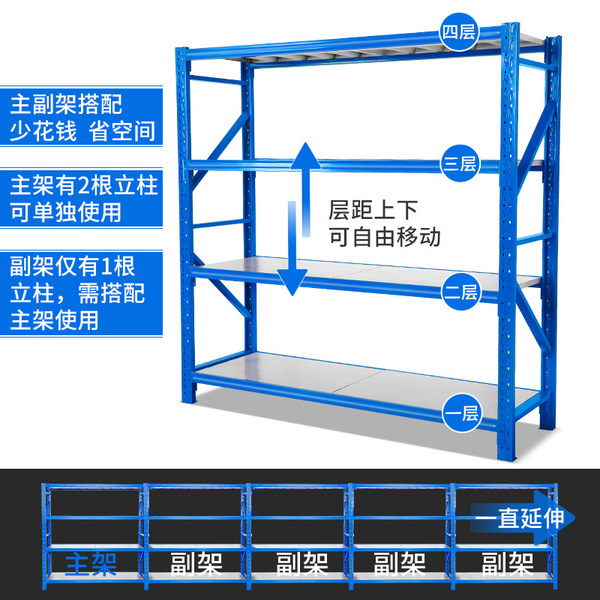 Warehouse shelves storage racks warehouse household storage room…