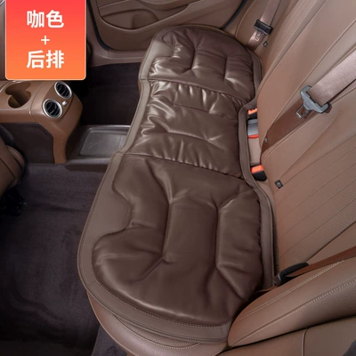 Four Seasons Pad — and Breathable - mocha-rear-row-long-cushion-no-car-logo