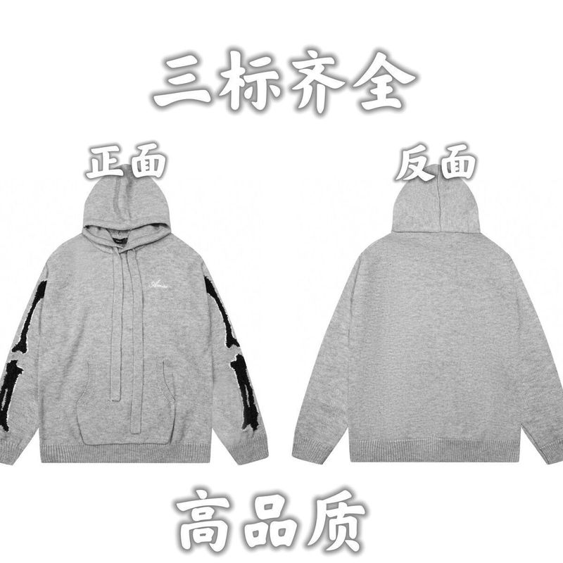 文字ジャカード総柄ロゴ入りラウンドネックニットウールセーター 男女兼用 カジュアルトップス 長袖 厚手 暖かい|undefined