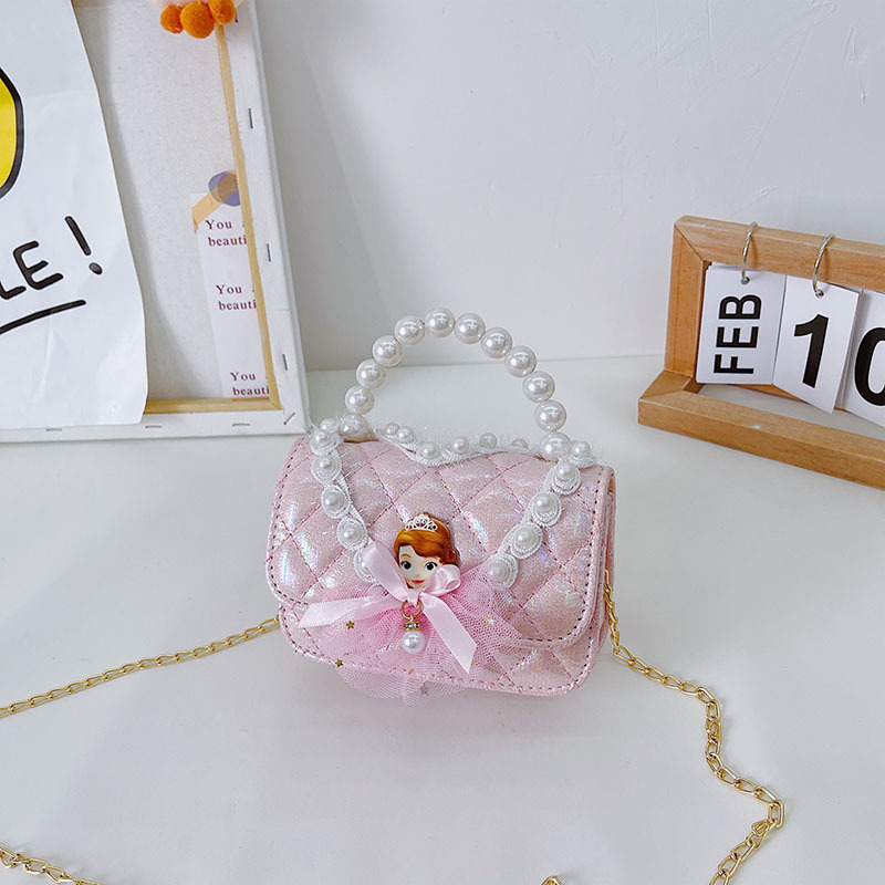 Bolso para niños pequeña niña 2021 bolso de hombro de moda Aisha bolsa de mensajero blanca como la nieve mini bolso de moda monedero
