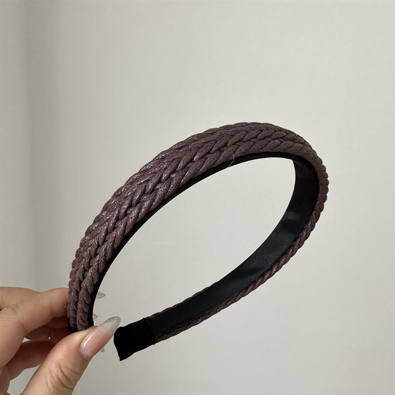 Fascia per capelli twisted larga stile artistico retrò lavaggio_voghion.com