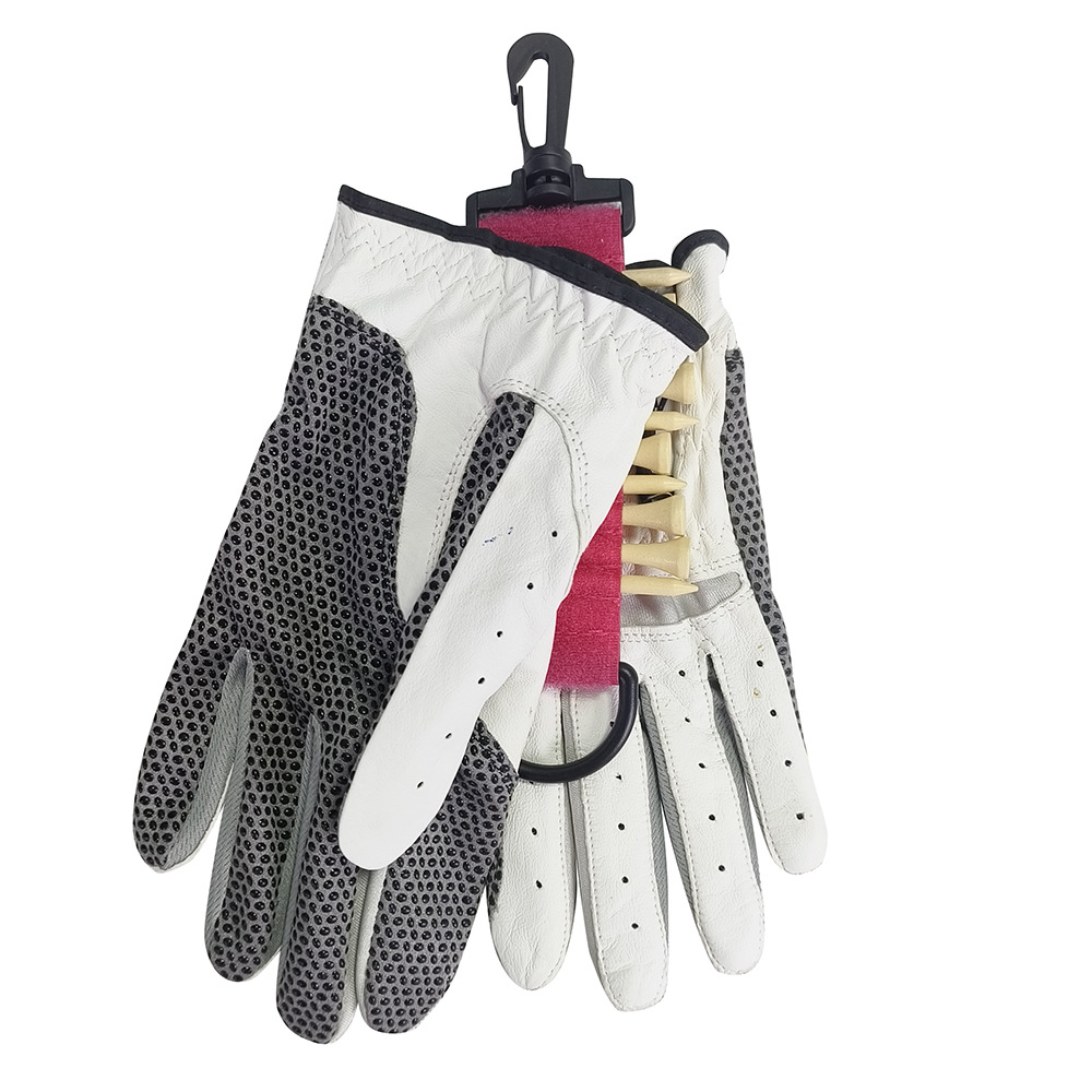Guantes de golf Velcro TEE clip multifuncional lana mágica Golf uñas madera fácil llevar