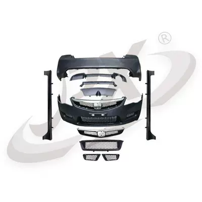 Big Surrounded typer FD2 front bumper, rear - complete-set-of-covers-made-of-pp-material