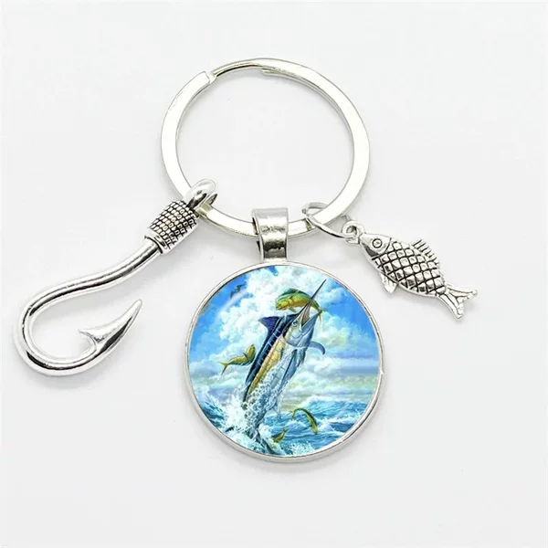 Creative Chess Keychain Pendant Inlaid with Time Gemstone Jewelry Personalized Gift Keychain Chess Piece Pendant