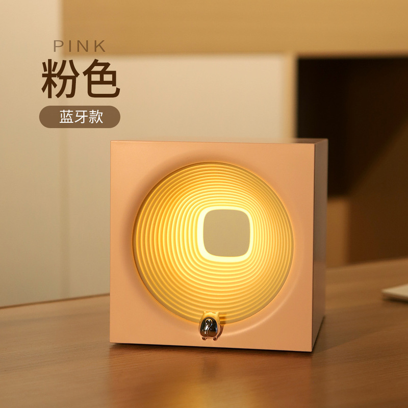 未来の小夜灯LED充電無調光bluetoothスピーカーbluetooth USB音楽雰囲気灯|undefined