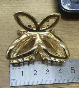 kc 골드 4.6cm 나비 3#
