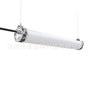 Ip69K Ik10 Pc Extruded Shell Round Tubular Three-Proof Lamp High Light Efficiency Diameter 70mm 50W Ip69K