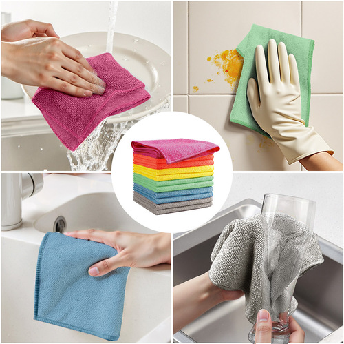Walmart Supplier Amazon Cross-border Multifunctional Clean Kitchen Cloth Dish Cloth Scouring Cloth Housekeeping Cloth