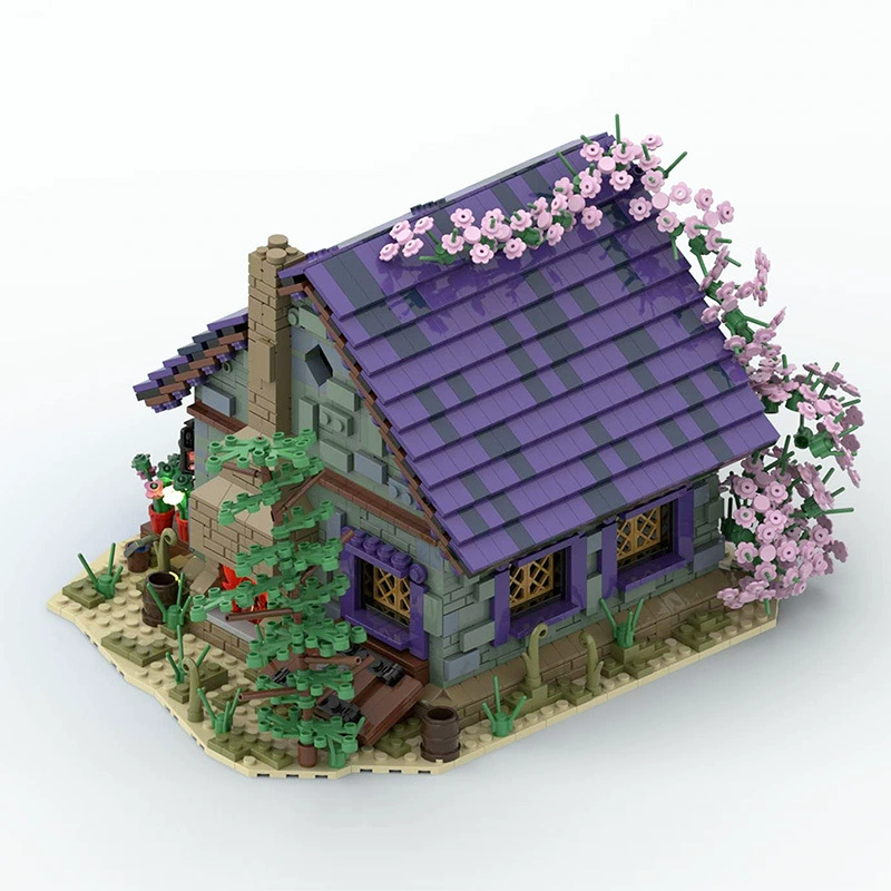 -57928 Летний кирпичный дом Летний дом совместим с деталями конструктора LEGO