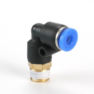 PL型弯通接头 PU管铜接头Pneumatic Fittings快速接头气动接头