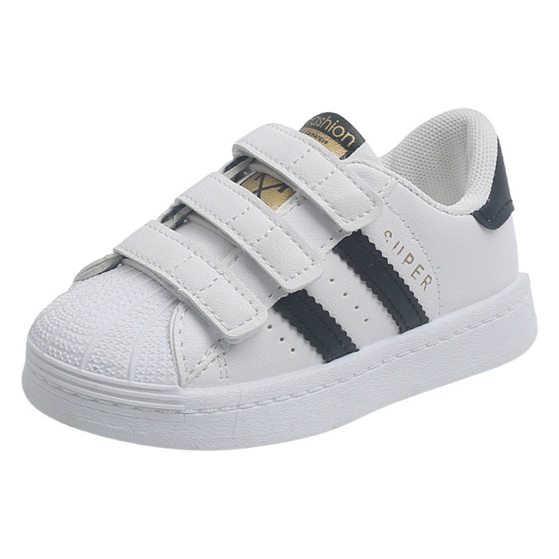 Детская обувь оптом весенне-осенние детские кроссовки с ракушкой, Детская Повседневная Белая обувь, детская обувь с мягкой подошвой, прилив